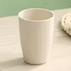Juego de Tazas de Agua Portátiles de Paja de Trigo para Uso Doméstico en la Sala de Estar, Taza de Plástico Simple Creativa, Taza de Leche Anticaída