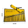 Chave Multifuncional Conjunto de Chaves de Duplo Propósito Chave de Boca Ultrafina Chave de Boca Estrela Chave Universal 8-24mm