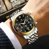 LIGE/Nuevo Reloj de Pulsera de Cuarzo de Moda para Negocios con Esfera Grande para Hombre Multifuncional Luminoso Impermeable