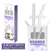 Popotes de Vidrio Transparentes Resistentes al Calor, Vasos para Té de Leche, Vasos para Jugos, Empacados Individualmente, Reutilizables, Caja para Mayoreo