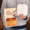 Bolsa para Llevar Postre Horneado de Celebridad de Internet Bolsa de Papel Kraft Bolso de Mano Bolsa para Pan Bolsa para Llevar con Logo Impreso