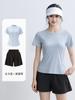 Estilo Novo de Verão com Costas em Tela Shorts de Manga Curta Roupa Esportiva Corrida ao Ar Livre Solta Roupa de Esportes Yoga
