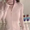 Chaqueta de otoño azul de cuello alto ajustada para mujer, nuevo estilo 2026, conjunto de Pilates yoga, top corto estilo coreano para figuras petite