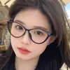 Nuevas Gafas de Ojo de Gato de Moda de Gama Alta para Mujer con Lentes Planas Ultraligeras Adelgazantes Sin Maquillaje y Gafas para Miopía con Luz Azul