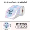 Máquina de etiquetas portátil phomemo M110/102 transfronteriza papel de impresión térmica etiqueta de color degradado pegatina de etiqueta impermeable