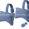 Almofada para banheira, almofada de banho portátil com seis ventosas, almofada de banho ajustável, almofada de banho 4D, antiderrapante, adequada para uso em SPA e hotel