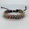Pulsera nueva de algodón y lino estilo étnico japonés y coreano personalizada tejida a mano retro casual para pareja color al por mayor