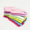 Guantes de Baño de Poliéster, Guantes Exfoliantes de Cinco Dedos de Nylon, Guantes Exfoliantes para Masaje y Sauna, Guantes de Baño
