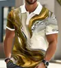 Camisa Polo Estilosa com Gola para Homens, Camiseta Casual de Manga Curta, Novo Modelo de Verão para Comércio Exterior da Amazon, Atacado