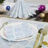 Servilleta Facial Personalizada de Fábrica con Impresión Colorida Patrón Azul Flor Restaurante Decorativa Servilleta Impresa