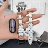 [Correa] Adecuada para Correa Xiaomi Mi Band 11, Conejito Miffy 8/9Nfc Patrón de Estrellas Brillante Correa de Reloj para Niñas, Linda