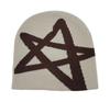 Gorro de punto de cinco puntas transfronterizo nuevo otoño e invierno cálido frío gorro de lana para hombre y mujer gorro de hip-hop para comercio exterior