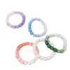 Pulsera de color degradado de explosiones alrededor del dedo pulsera suave hielo a través pulsera rosa joyería de placa para estudiante para enviar joyería a novias
