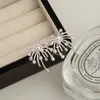 Brincos de Fogo de Artifício Exquisitos e Deslumbrantes Estilo Coreano para Mulheres, Brincos da Moda de Design de Luxo Discreto, Acessórios de Orelha Versáteis de Alta Qualidade com Pérolas