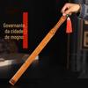 Régua de Madeira de Pessegueiro Ponteiro de Professor para Ensinar Clássicos Chineses, "Clássicos de Três Caracteres," "Código do Discípulo," Tutoria, Regras Familiares, Fabricante de Régua de Madeira de Pessegueiro Gravada Atacado
