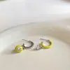 Novia Peculiar~ Pendientes Asimétricos de Corazón y Estrella, Pendientes Únicos de Alta Gama, Tachuelas Coloridas Personalizadas de Diamante para Mujer