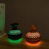 Humidificador de flor con veta de madera luz colorida 300ML volumen de luz spray de dos velocidades USB dormitorio Oficina en casa hidratante