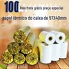 Frete grátis 57mm * 40mm papel térmico para caixa registradora 57 * 38mm papel térmico banco supermercado Meituan papel de impressão de cozinha