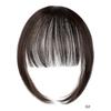 Flequillo de peluca en stock, pieza de extensión de cabello natural sin costuras con patillas, flequillo de aire largo tejido a mano en ambos lados de la peluca de fibra química