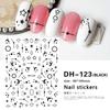 Redanco - Nuevas pegatinas 3D con diseño de explosiones rojas para uñas, con diseños DIY, venta al por mayor, DH-123