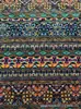 Tecido Estampado de Algodão e Linho Estilo Étnico Mandala Ocidental Flor Tecido Boêmio Almofada Lijiang Toalha de Mesa Saia de Linho
