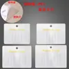 Tarjeta de cartulina especial para pasador de pelo PET, pinza de resorte de alta gama, pinza de mariposa, tarjeta de embalaje para joyería, 9.1X7.1 tarjeta blanca