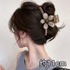 Pinzas para el pelo de lazo estilo coreano, accesorios para el pelo de alta gama, pinzas de tiburón, horquillas exquisitas para mujeres jóvenes, pinzas para el pelo de otoño e invierno para la parte trasera de la cabeza