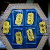 Pegatinas de Teléfono Doradas para Riqueza Instantánea, con Adhesivo Posterior, Pegatinas de Oro de 2 mg, Regalos Promocionales de Tienda de Oro para Transmisiones en Vivo