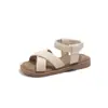 Sandalias Abiertas para Niñas 2026 Verano Nuevo Estilo Zapatos de Princesa para Niños Zapatos Casuales para Niñas Pequeñas Zapatos de Playa de Moda con Suela Suave