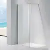 Box de Banheiro Divisória de Separação Seca e Molhada Aço Inoxidável Banheiro Vaso Sanitário Banheiro Tela de Vidro com Moldura Estreita Customização