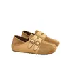 En stock~ Versión de piel de vaca, suela ultrarrápida, cómodos para los pies, zapatillas casuales tipo Birkenstock de cobertura total, perezosos, uso bidireccional para mujer