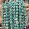 Cristal de água-marinha natural Tianhe pedra apatita hexagonal contas soltas diy pulseira colar jóias atacado