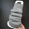 Meias Alo Meias Largas de Tricô Estilo Japonês Emagrecedoras Roupa Y2K Aquecedores de Panturrilha Outono e Inverno Quentes Tendência Moda de Marca para Meninas
