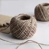 Corda de Cânhamo, Barbante, Materiais DIY, Grade de Tecelagem, Rede para Parede de Fotos, Corda para Pendurar Tags, Corda de Amarração, Corda de Juta Industrial, Exterior