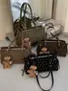 2026 Nuevo Bolso Coreano de Nicho con Lunares para Mujer Elegante Versátil Bolso de Hombro Único Bolso de Mano de Alta Apariencia Moderno