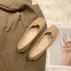 Zapatos Suaves Brisa Nocturna para Mujer 2025 Nuevo Otoño Zapatos de Escote Bajo Suela Plana Zapatos Planos de Suela Suave para Mujeres Zapatos sin Cordones