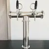 Torre Dispenser de Cerveja em T, Y, Porta com Luzes, Balcão de Bar, Máquina de Cerveja de Barril DIY, Torneira de Cerveja Artesanal, Use Aço Inoxidável Espesso