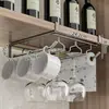 Fornecedor de Porta-Taças de Vinho, Porta-Taças de Pendurar Sem Furos, Porta-Taças de Haste, Porta-Taças de Pendurar em Armário, Estilo Luxo Leve