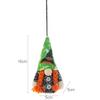 Decoraciones Nuevas de Halloween Transfronterizas con Luces Gnomo de Ancianos Sin Rostro Adornos Pequeños Luces Nocturnas del Festival de los Fantasmas Pequeño Colgante Luminoso