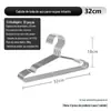 Cabide Sólido de Aço Inoxidável para Pendurar Roupas em Casa, Cabide para Roupas de Crianças, Cabide para Roupas de Loja de Roupas, Suporte Espesso para Roupas