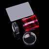 Juego completo de sellos de silicona para uñas, herramienta de transferencia de arte de uñas con impresión de doble cabezal, raspador de sello transparente para uñas francesas