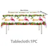 Guirnalda Hawaiana de Flamenco Suministros para Fiesta Plato de Papel Desechable Mantel Toalla de Papel Traje de Fiesta Decoración Arreglo