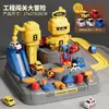 Pista de Aventura para Carros Estacionamento de Carros Trem Pequeno de Brinquedo Caminhão de Bombeiros Brinquedos Educativos Infantis para Meninos e Meninas