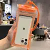 Tres Bolsas Impermeables Selladas para Teléfono, Transparentes y Compatibles con Pantalla Táctil, Bolsa de Aire Flotante para Natación, Funda Impermeable Transparente para Teléfono
