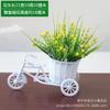 Suministro directo de fábrica plástico flor falsa flor artificial decoraciones para cubierta de coche adornos pequeños para macetas para el hogar sala de estar muebles de flor de seda seca