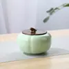 Caja de Regalo Cerámica para Té de Caqui Todo Bueno Regalo de Negocios Mini Pequeña Jaula Sellada para Dulces Regalo de Acompañamiento