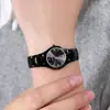 Comércio Exterior Venda Quente TikTok Watch Relógio Feminino Masculino Aço Tungstênio Masculino Quartzo Calendário Relógio Feminino Par Relógio de Negócios