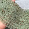 Cadeia de Cristal de Cabelo de Coelho Verde Natural Grão de Milho Produtos Semi-acabados Cerca de 2,9mm Contas Soltas DIY Material para Colar de Corrente de Clavícula Acessórios