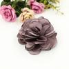 Acessórios de vestuário diy tecido coreano artesanal grande flor rosa acessórios de cabelo segurando flores materiais de decoração de casamento