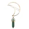 Joyería de Moda Transfronteriza Europea y Americana Aleación Versátil Luna Hexágono Colgante Accesorios para el Cabello Moda Vintage Pasador Mujer